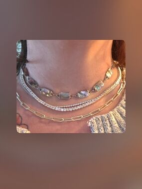 Gorgeous Vintage Taxaco Necklace And Bracelet Set with Abalone Accents